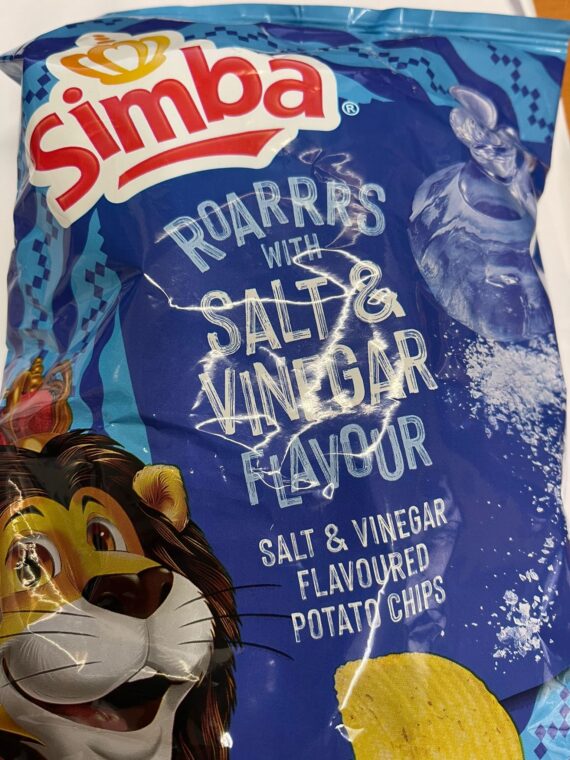 Simba Salt Simba Salt & Vinegar Flavour Potato Chips - Nice Price Mallorca