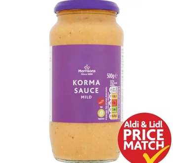 Morrisons Korma Sauce | Nice Price Mallorca
