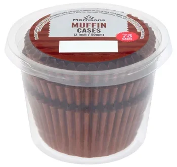 Morrisons Muffin Cake Cases.  75 pk | Nice Price Mallorca
