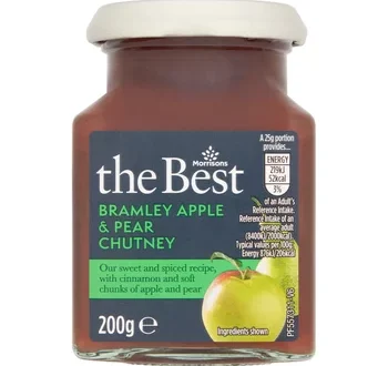 Morrisons Bramley Apple & Pear Chutney. 210g | Nice Price Mallorca