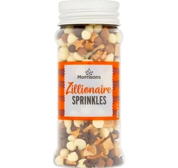 Morrisons Zillionaire Sprinkles. 60g | Nice Price Mallorca