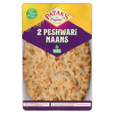Patak’s Peshwari Naan Breads 2 per pack | Nice Price Mallorca