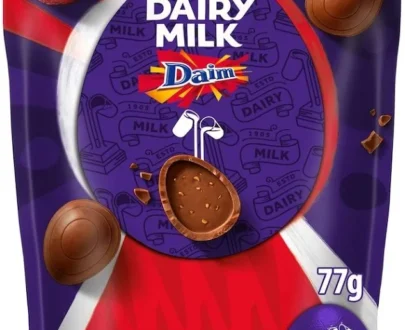 Cadbury Dairy Milk Daim Mini Eggs Bag 77g | Nice Price Mallorca