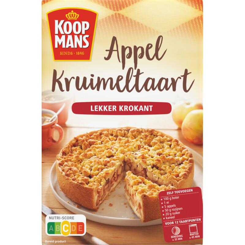 Koopmans Appel Kruimeltaart | Nice Price Mallorca